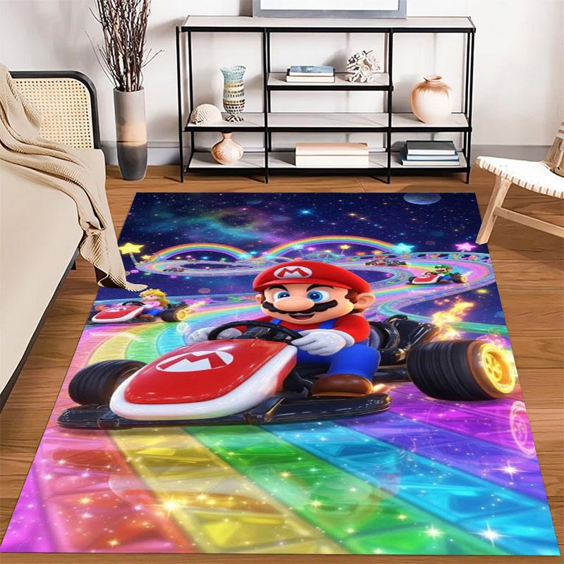 Super Mario Cartoon Carpets and Rug 3D Printing Carpet Floor Mat Living Room Bedroom Large Area Soft Carpet-JM013