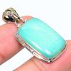 Natural Chrysoprase Gemstone 925 Solid Sterling Silver Gift Pendant 1.50" Y5L33