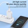 10 Вт USB Зарядное устройство 2 А Быстрая зарядка QC3.0 Настенный зарядный адаптер для Xiaomi14 OPPO Quick Charge 3.0 Вилка ЕС/США Зарядное устройство для телефона