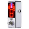 Педаль-тюнер для гитары Rowin LT-910 из цинкового сплава, высокоточный хроматический тюнер, педали для электрогитары, аксессуары