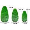 1Pcs Simulation Artificial Banana Leaf Heat Resistant Kitchen Placemats  Party Wedding Decoration