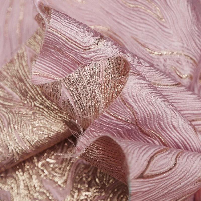 Jacquard Fabric 100x150 Oil Painting Brocade Weaving Clothing Designer Apparel Sewing Fabric Wholesale Cloth Meters Diy Material