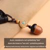 Yi Ming Xian Yuan Sandalwood Pine Cone Keychain & Phone Pendant – Unscrewable Creative Jewelry
