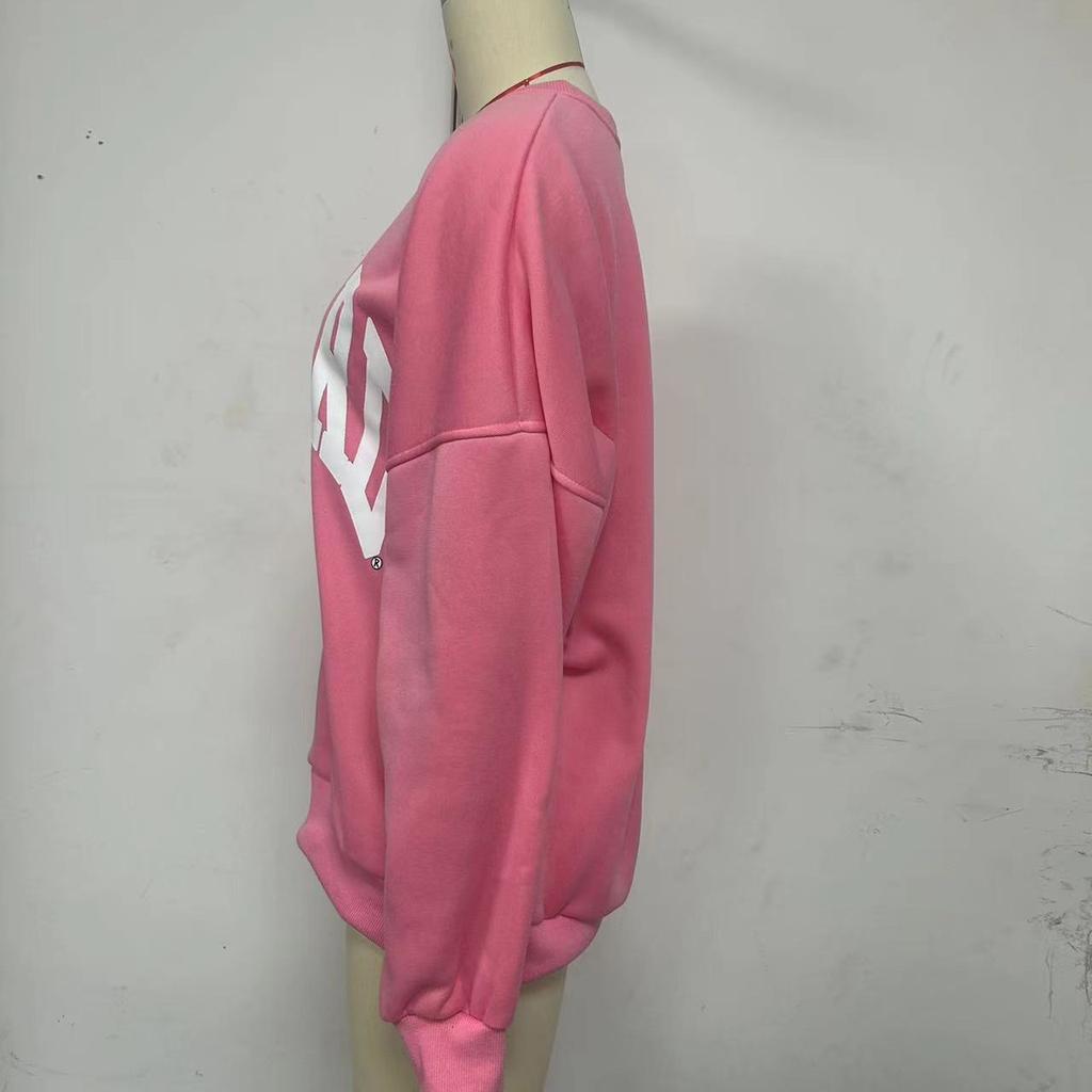 BITCED Women's Casual Fashion Print Thick Top Long Sleeve Hoodie