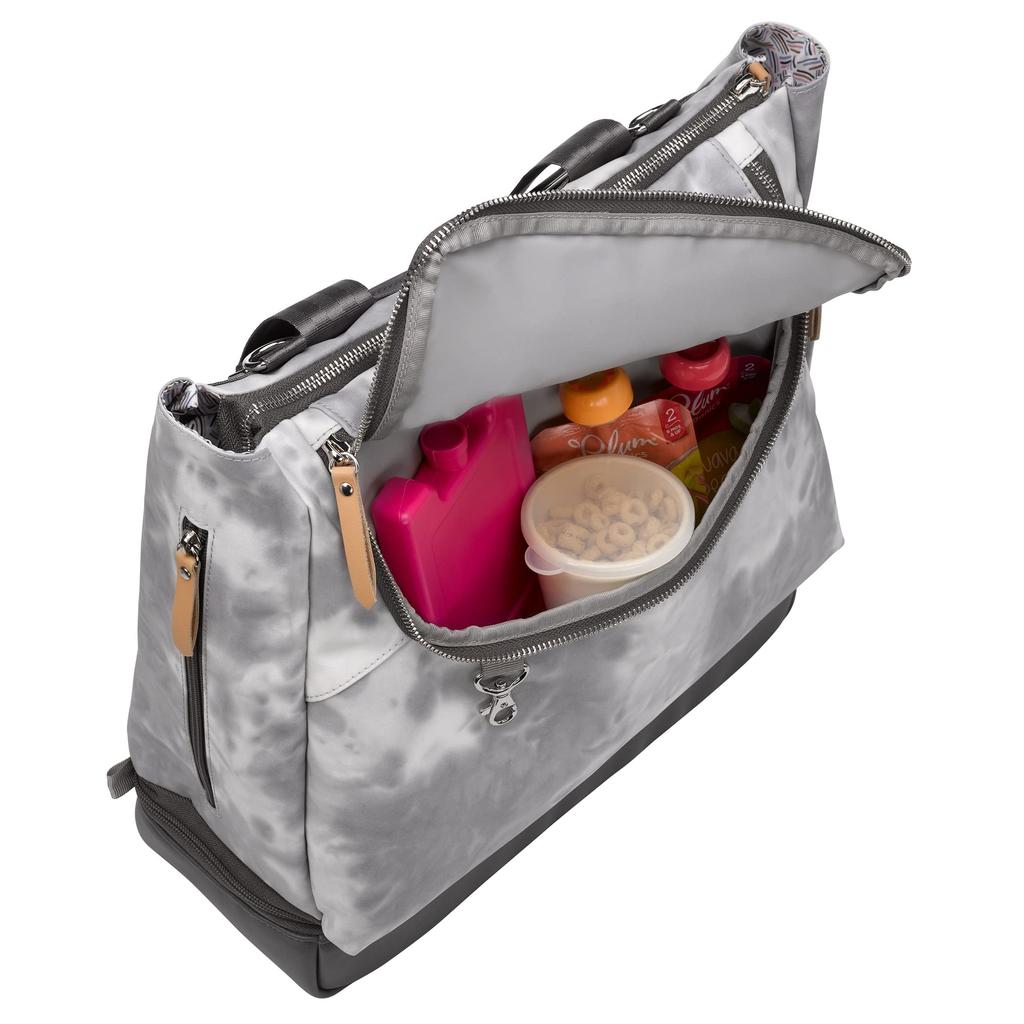 Petunia Pickle Bottom Petunia Pickle Bottom Сумка-рюкзак Pivot Bag Дистрибьютор Дымчатый вихрь Тай-дай Материнский [Авторизованный продукт] PBCB-654-00