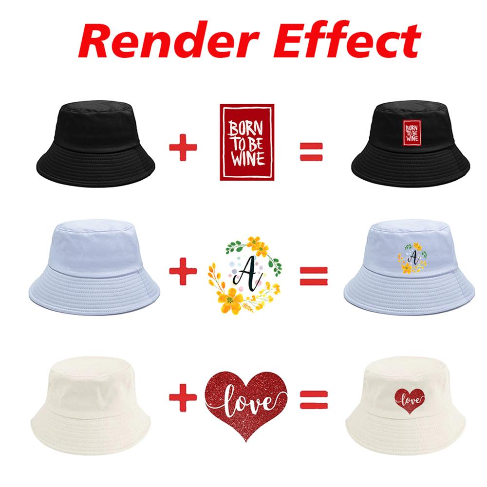 Индивидуальный узор с логотипом и текстом. Шляпа рыбака. Печатный материал. Удобная, прочная, модная, креативная, трендовая. Панамы.