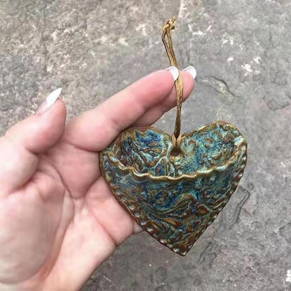 Настенные ретро-горшки для растений в форме сердца - вертикальный сад в помещении - небольшие горшки для растений - суккулентный горшок - подвесной держатель для растений для украшения окна