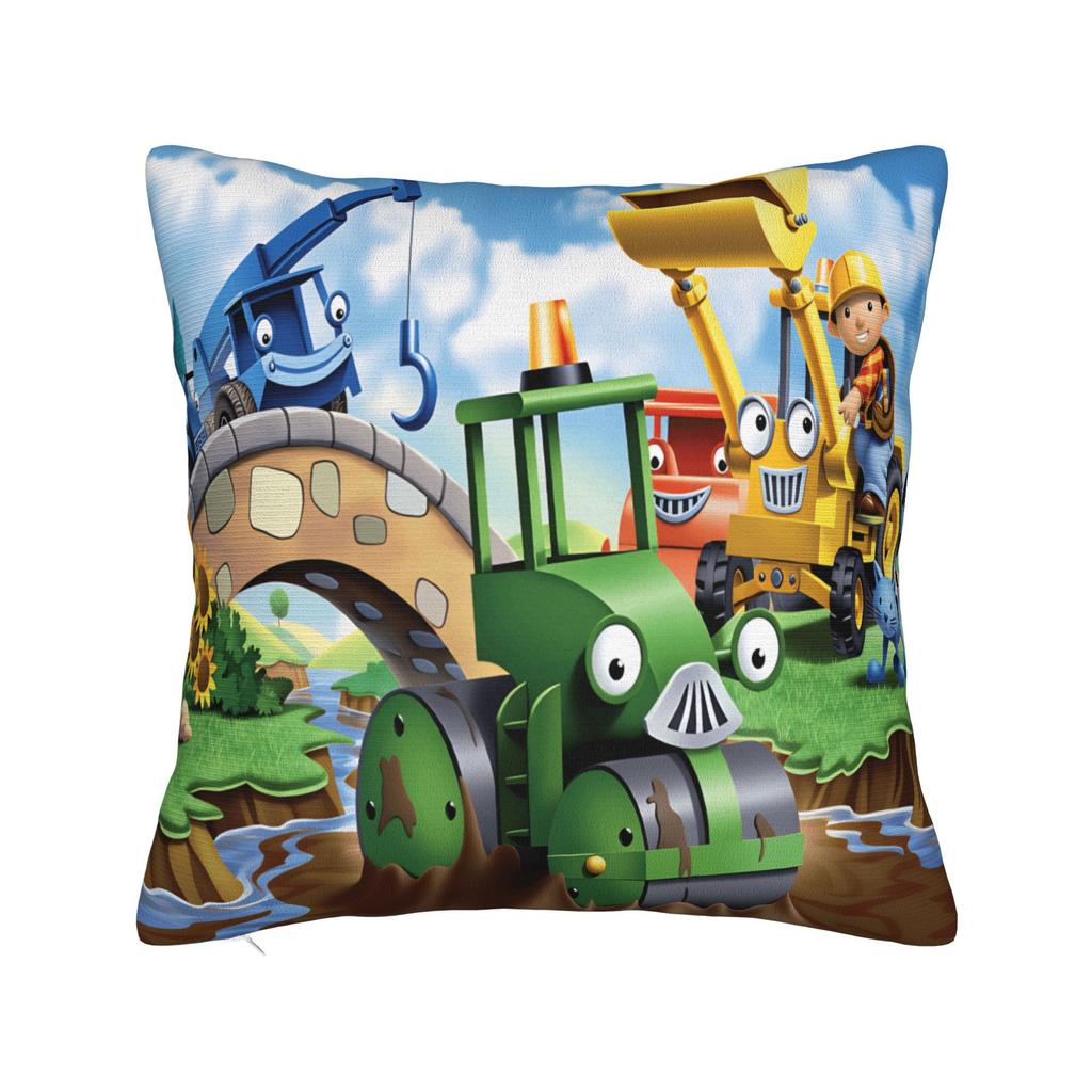 Наволочка Мультяшная B-Bob B-Builder Квадратная Наволочка Для Дивана Спальни Домашний Декор Смешные Наволочки