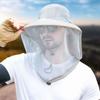 Outdoor Sunscreen Fishing Sun Cap Face Neck Protection Bucket Hat Insect Proof Cap  Jungle Farm