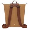 Longchamp Le Pliage Original Текстурированный Логотип Регулируемый Широкий Плечевой Ремень Переработанный Полиамид Рюкзак Женский рюкзак Коричневый 10284089P86