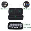 Golf Accessory Protect Hard Case with Storage Slots Golf Valuables Protective Box Golf Tees Divot Tool Pouch Case