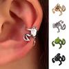1/2/3 Pairs Frog-Shaped Earrings Clip-On Functionality Alloy Ear Clips Electroplated Earrings Jewelry Accessories
