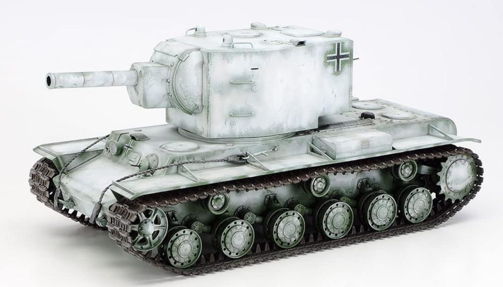 Tamiya Military Miniature Series Soviet Heavy Tank Plastic Model 35375 Molding Color 1/35 No.375 KV-2 35375-000