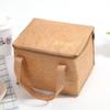 Leakproof Foldable Reusable Insulation Package Tote Canvas Lunch Bag Food Hand Bags Waterproof Lunch Bag Kraft Paper Bags