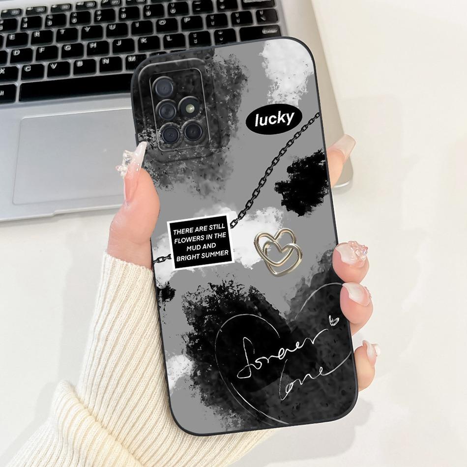 Для Samsung Galaxy A71 A51 4G Модный чехол для телефона с рисунком «Сумеречный пляж» Для Samsung A51 A71 4G Мягкие силиконовые противоударные чехлы