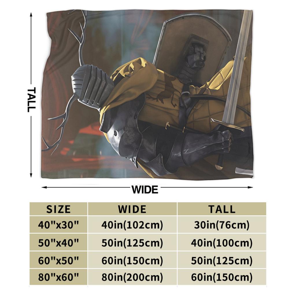Lyonel Baratheon Throw Blanket Comfortable Funny Blanket For Living Room Travel Office Flannel Bedspread Bed Cover