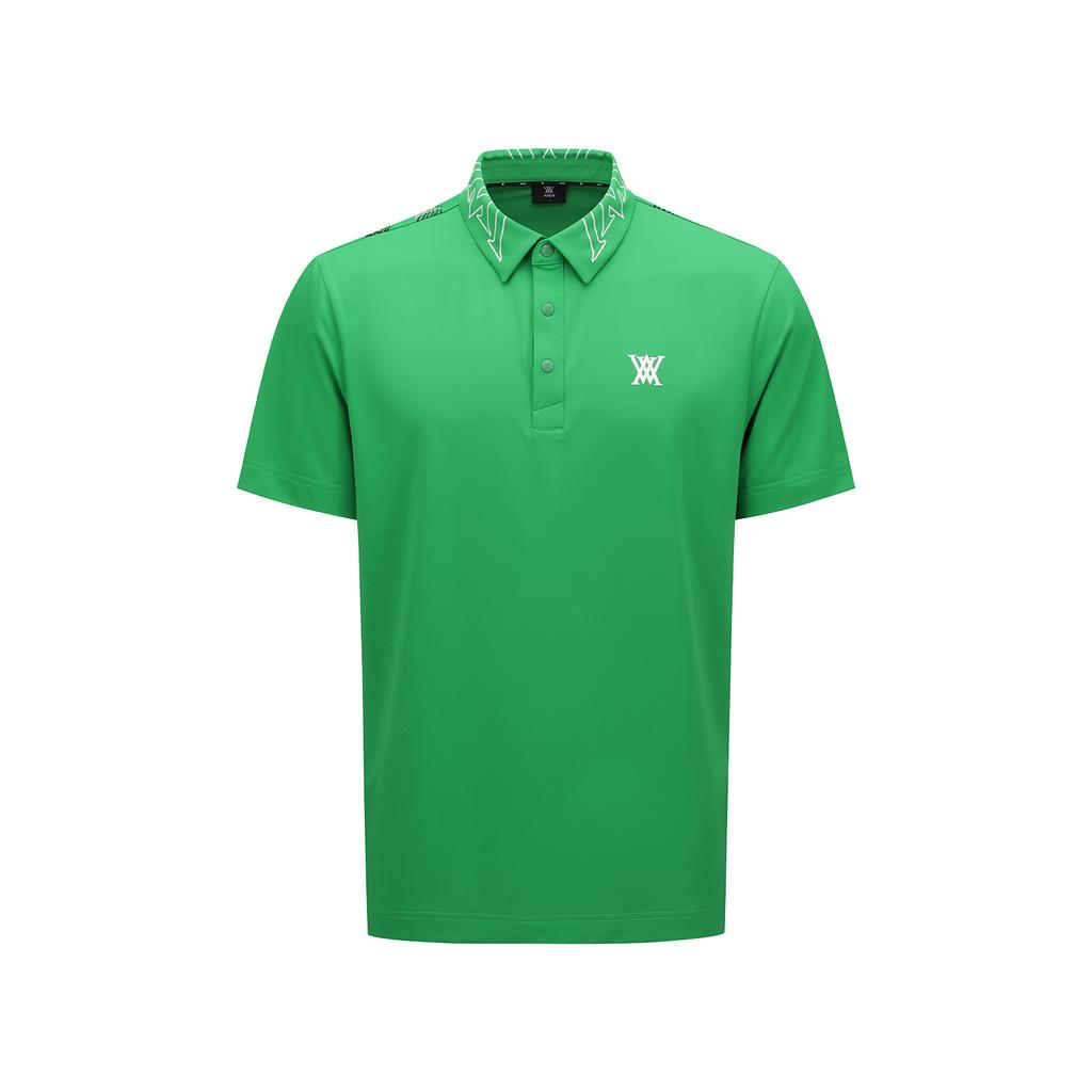 ANEW GOLF Мужская Маленькая Новая Футболка с Логотипом Signature_Зеленый