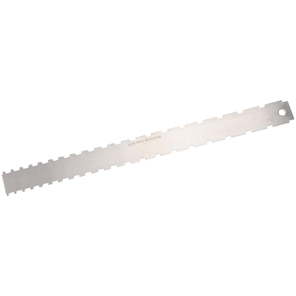 Аксессуары Прямая кромка Инструмент лютье Измерительная линейка с линейкой высоты струн Калибр грифа гитары