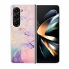 For Samsung Galaxy Z Fold 5 ZFold5 Cases Marble Transparent Shockproof Protection Hard Back Cover For Samsung Z Fold 5 5G Cases