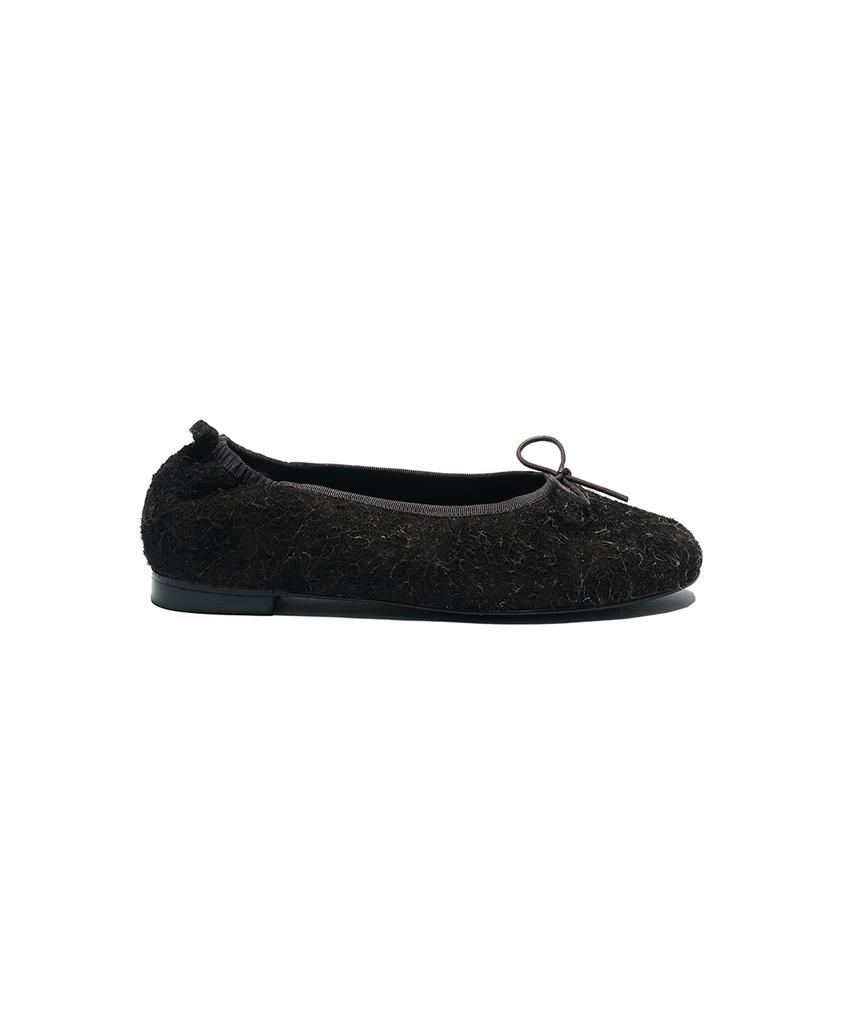 Partimento Women Bow Tie Ballerina Flats_Brown (Type A)
