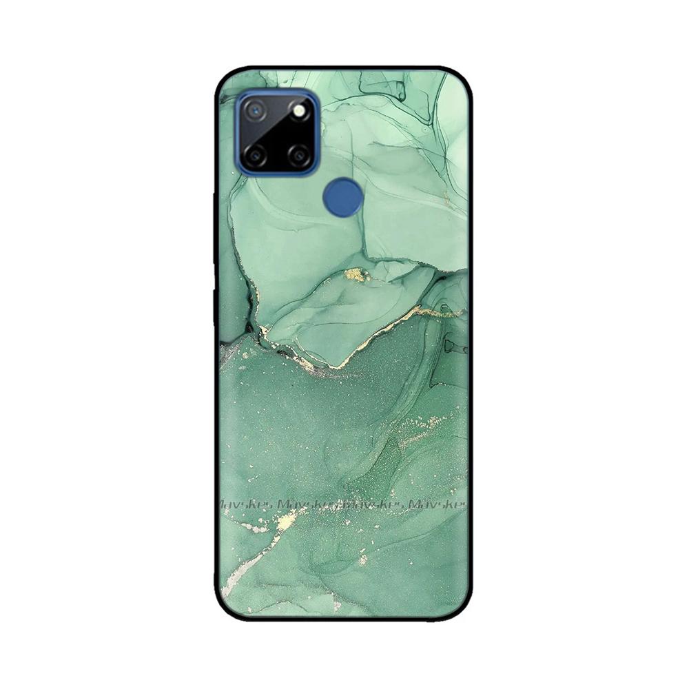 Чехол для Realme C12 C25 C25s Realme 7i Global Чехол Милый Мягкий Силикон ТПУ Задняя Крышка Realme7i RMX2193 Защитный Чехол Fundas