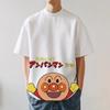 2026 Summer New T Shirt Anpanman Japanese Style Classic Printed Tee High-quality Streetwear Men Women Clothing and Women's Clothing