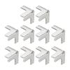 10Pcs Furniture Corner Protector Anti-collision Baby Proof Clear Self-adhesive Table Desk Right Angle Sharp Edges Corner Guard Bumper Protective Cover