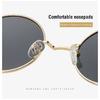 Classic polarized sunglasses, retro round-frame design, available in multiple colors, stylish sunglasses for men and women, model 801