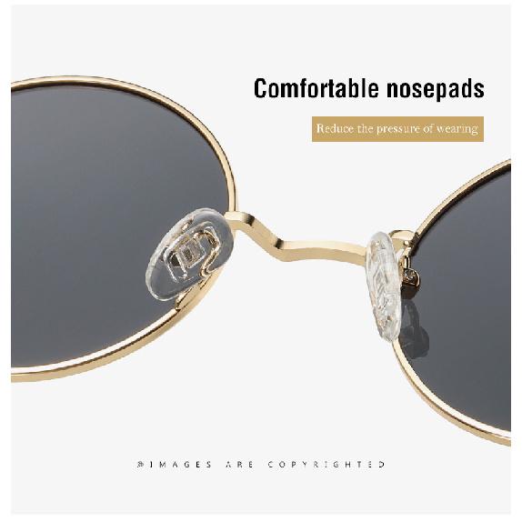 Classic polarized sunglasses, retro round-frame design, available in multiple colors, stylish sunglasses for men and women, model 801