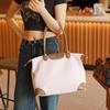 Simple Casual Women's Dumpling Handbag: High-End, Large Capacity, Crossbody & Commute Bag