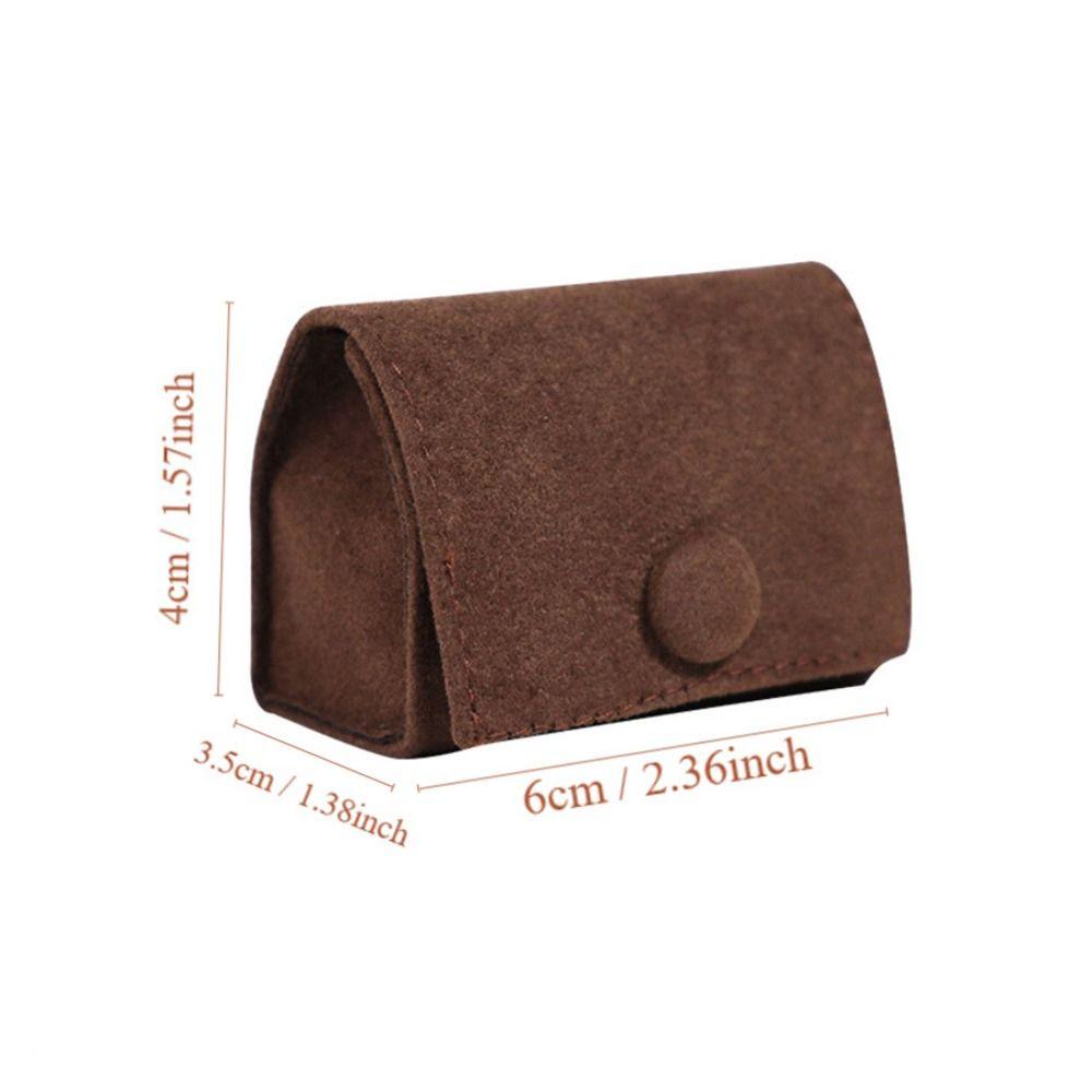 Convenient Velvet Rng Jewelry Box Portable Multi-functional Jewelry Case Ornament Multi-purpose Mini Storage Box Gifts