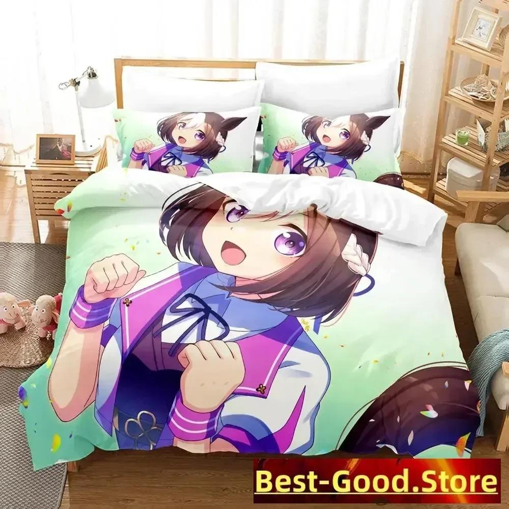 Pretty Derby Bedding Set Duvet Cover Sheet Printed Bed Set Pillowcase Bed Full Queen King Size Comforter Bedroom