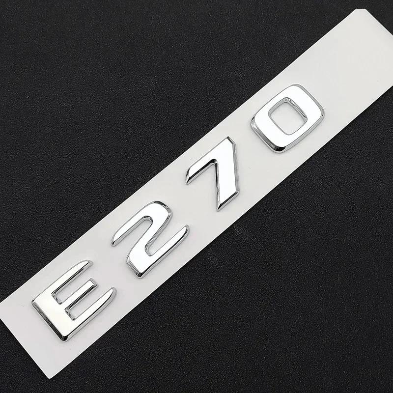 3D АБС буквы E270 W211 W212 E270 CDI Шильдик для Mercedes-Ben E270 W211 W212 CDI Значок на крыло автомобиля Наклейка с логотипом на багажник