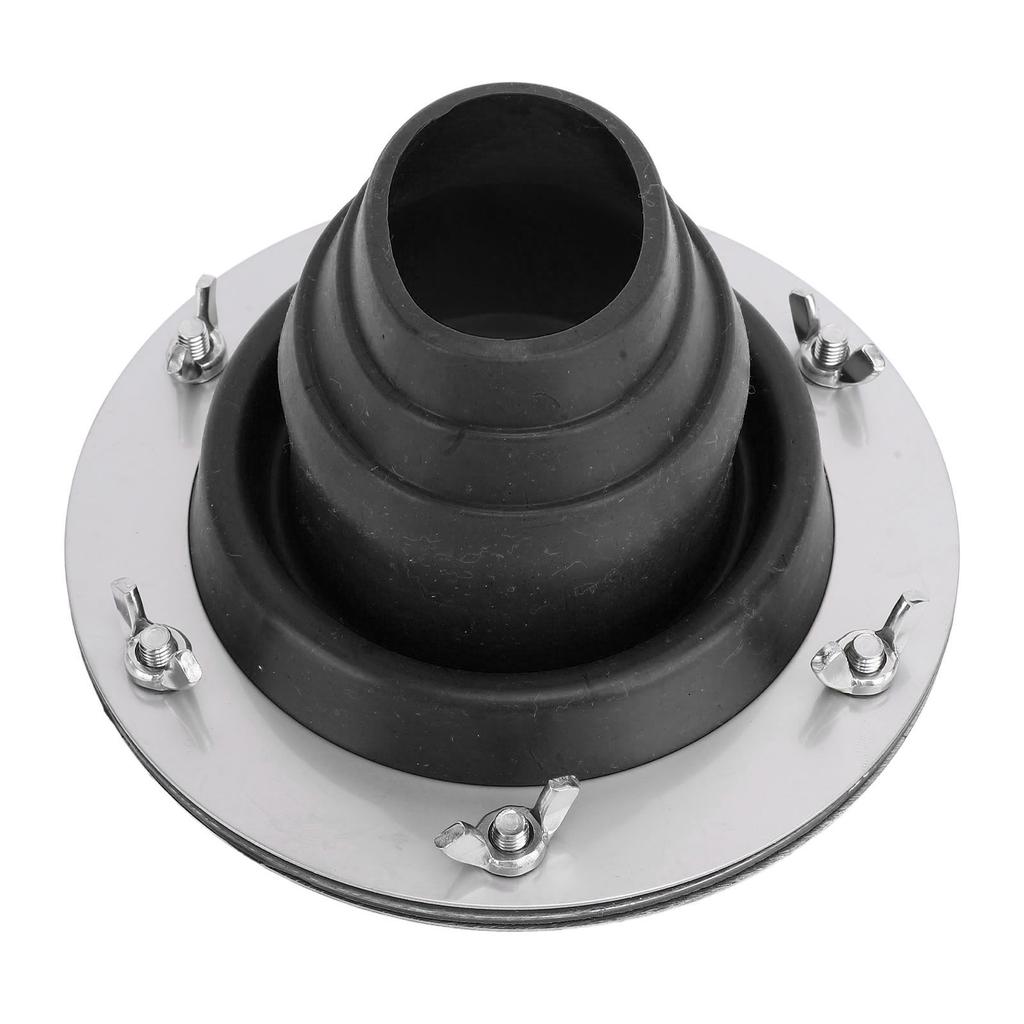 Комплект для установки палаточной печи, высокотемпературный силиконовый чехол для трубы, комплект для фартука дымохода на крыше, совместимый с тройной стенкой