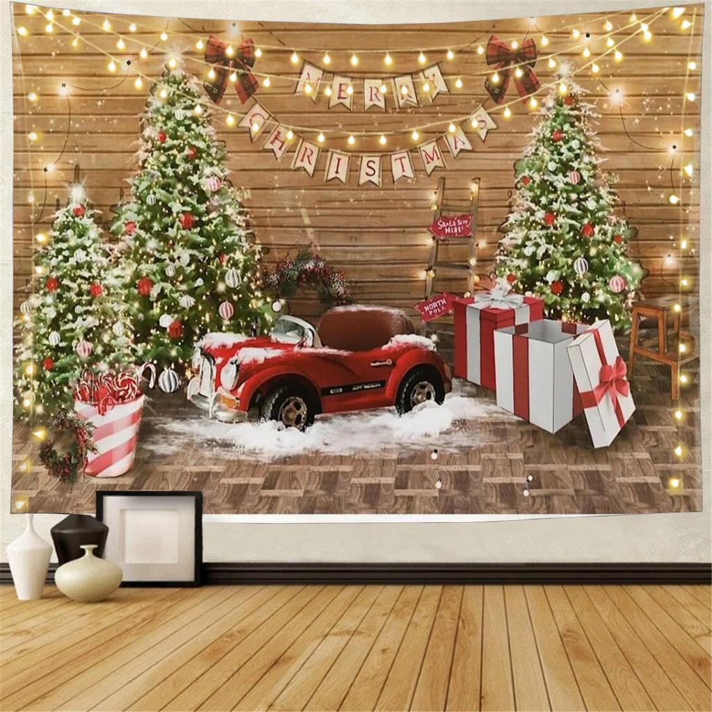 Snow Wall Hanging Tapestry Christmas Wall Hanging Tree Wall Hanging Gorgeous Christmas Tree Fireplace Gifts