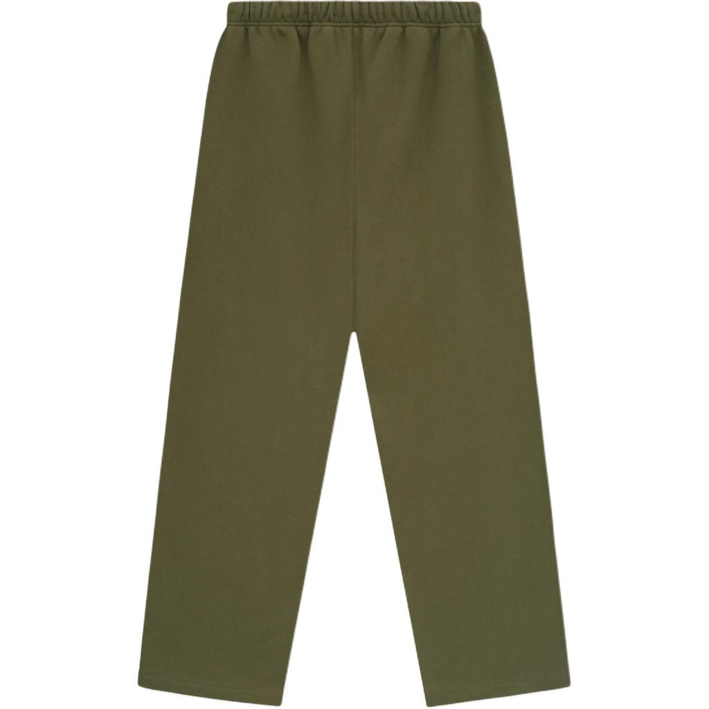 Fear of God Essentials Флисовые свободные спортивные штаны Мужские военные штаны Зеленые 130BT244325F