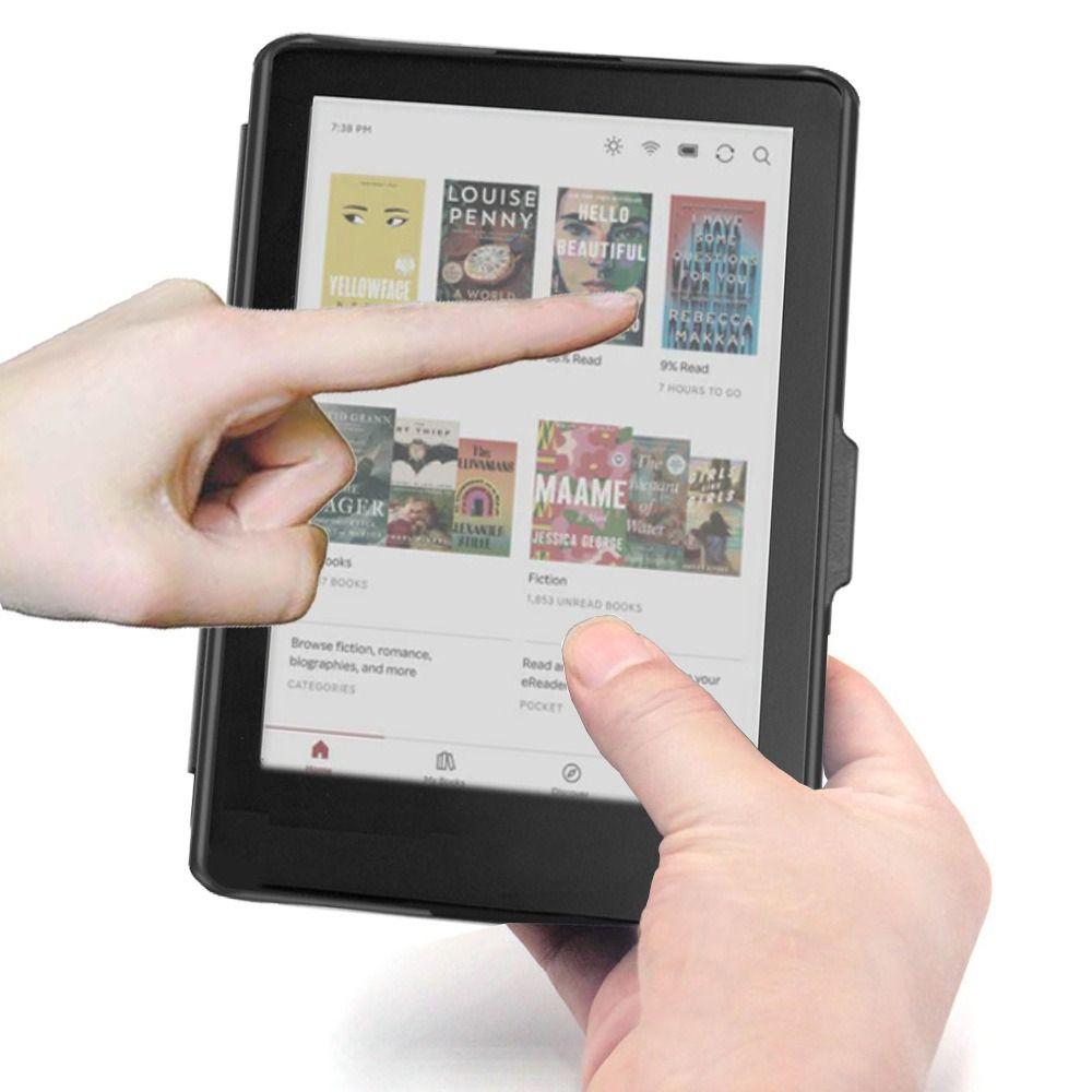 6 Inch e-Reader Case Auto Wake/Sleep Folio Funda for Rakuten Kobo Clara Colour BW 2024