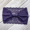 Soft Lace Trim Headband Bow Fabric Headband Sport Yoga Elastic Headwear  Running
