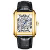CHENXI Fashion Rectangle Watch Men Casual Watches Waterproof Automatic Mechanical Wristwatches Men Skeleton Watches Reloj