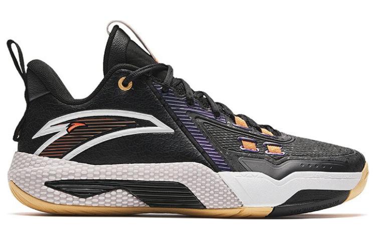 Men's Sneakers Anta Speed Battle 5 Textile, Synthetic Leather, TPU Cushioning, Wear Resistant Mid top