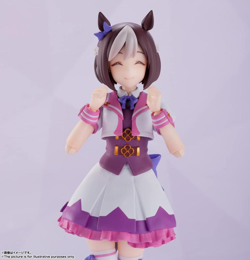 TAMASHII NATIONS Uma Musume Pretty Derby Special Week 130 мм окрашенная подвижная фигурка SHFiguarts приблизительно. ПВХ и АБС