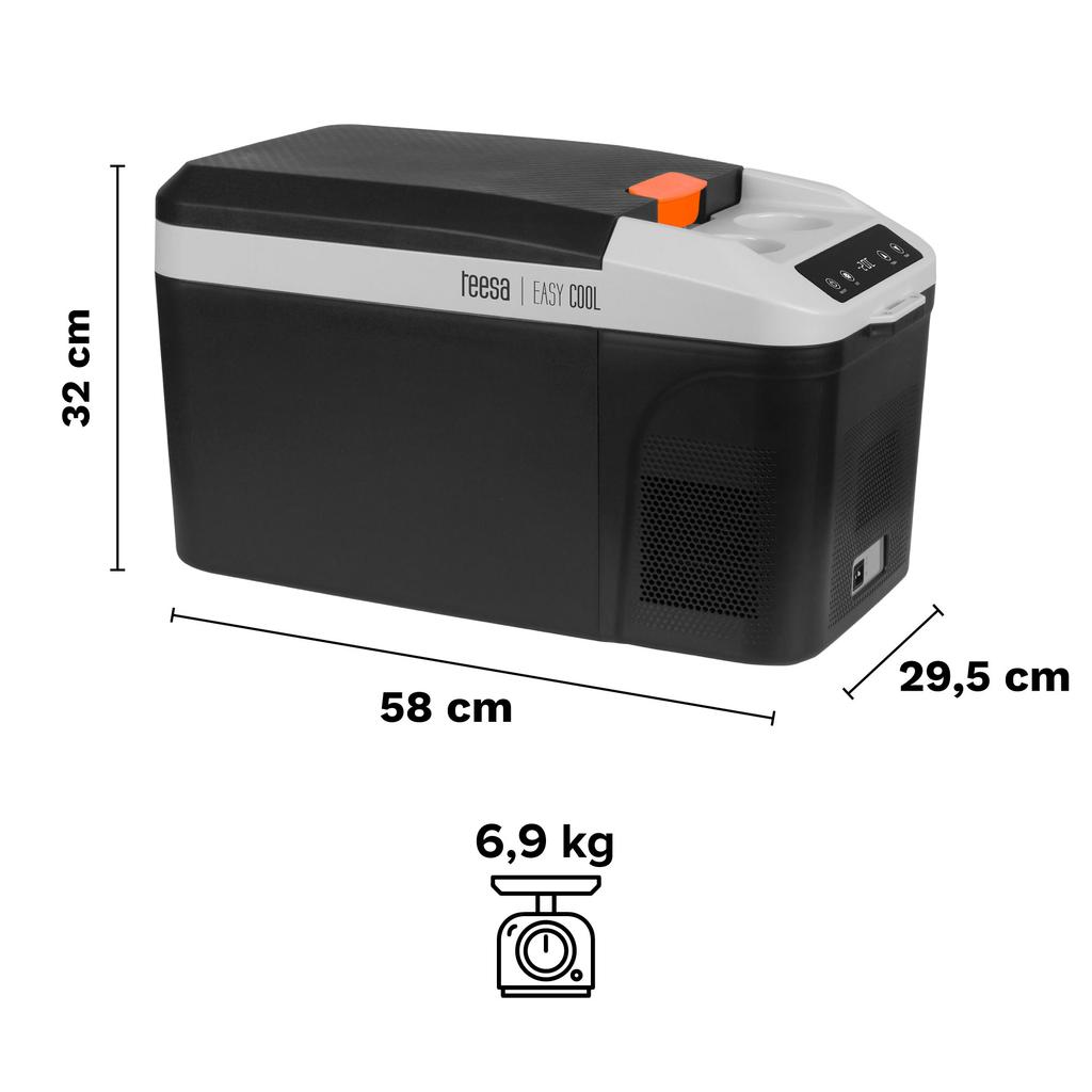 TEESA compressor car refrigerator -22°C 13L DC12/24V 230V