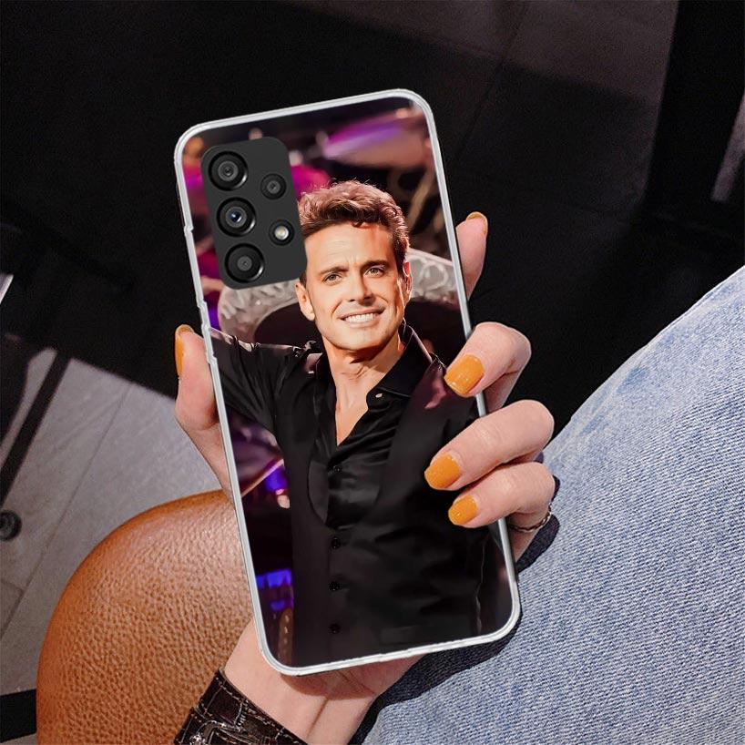 L-Luis M-Miguel Singer Phone Case For Samsung Galaxy A52 A32 A22 A12 A51 A31 A50S A30S A20S A10S Note 20 Ultra 10 Plus S10 A72 A