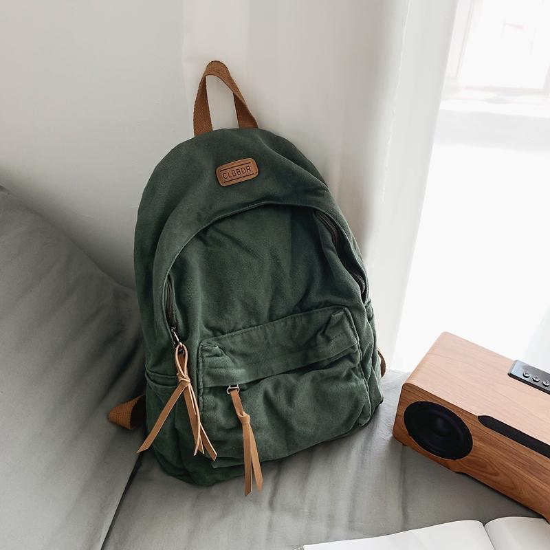 Школьный рюкзак для мужчин, школьный рюкзак для старшеклассников, старый потертый холщовый рюкзак, женский