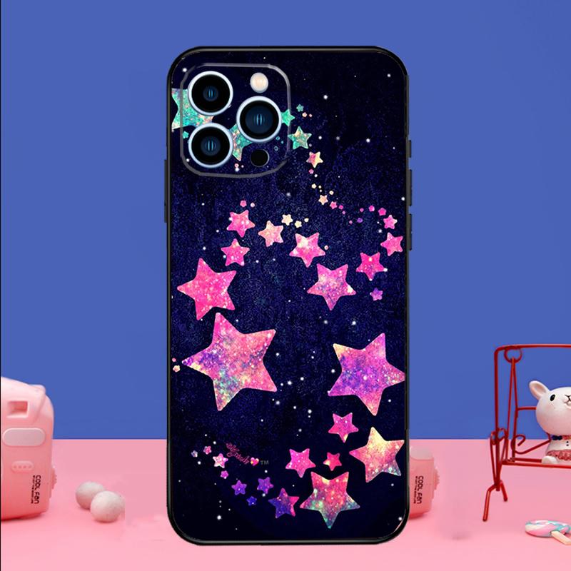 Bright Stars Art Phone Case For iPhone 17 16 15 14 13 11 12 Pro Max Plus 13 12 mini 16e 17 Air Bumper Cover