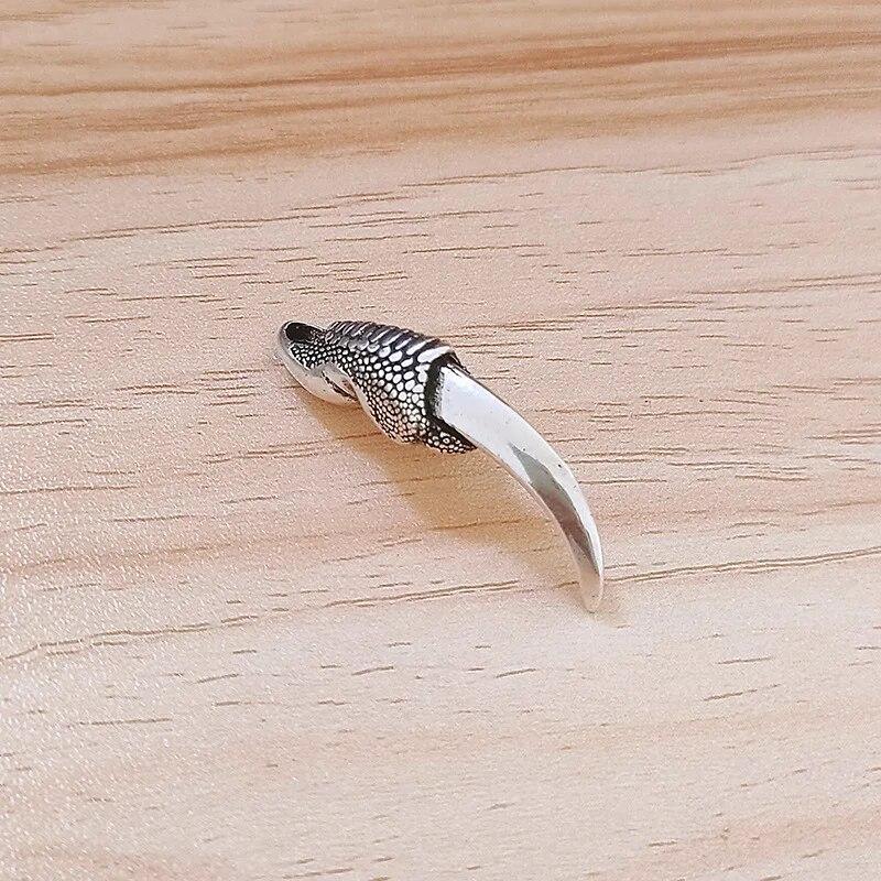 Retro Ethnic Chinese Zodiac Dragon Pendant Gold Color Necklace Men and Women Punk Style Jewelry Gift