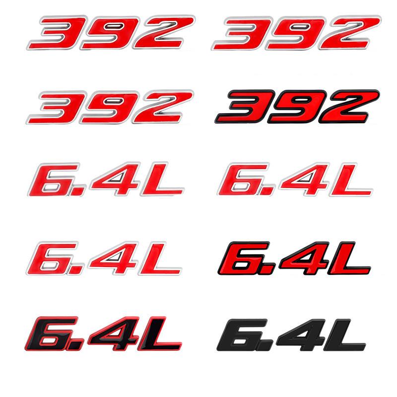 Металлический 392 6.4L Эмблема Двигателя Автомобиля Наклейки на Автомобиль Для Hemi 345 Hemi Charger Caravan Durango Caliber Journey Challenger Avenger Значок