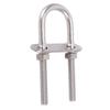 4pcs Premium Boat U Bolt Durable Steel U Bolts Versatile Round U Bolts  For Marine Use