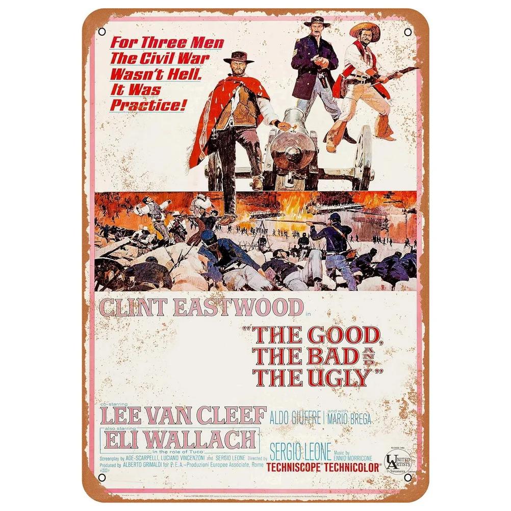 Classic Movie Metal Tin Signs Vintage Wall Art Urban Cowboys Dahmer Rocky Movie Posters for Home Cafe Bars Pubs Film Decoration