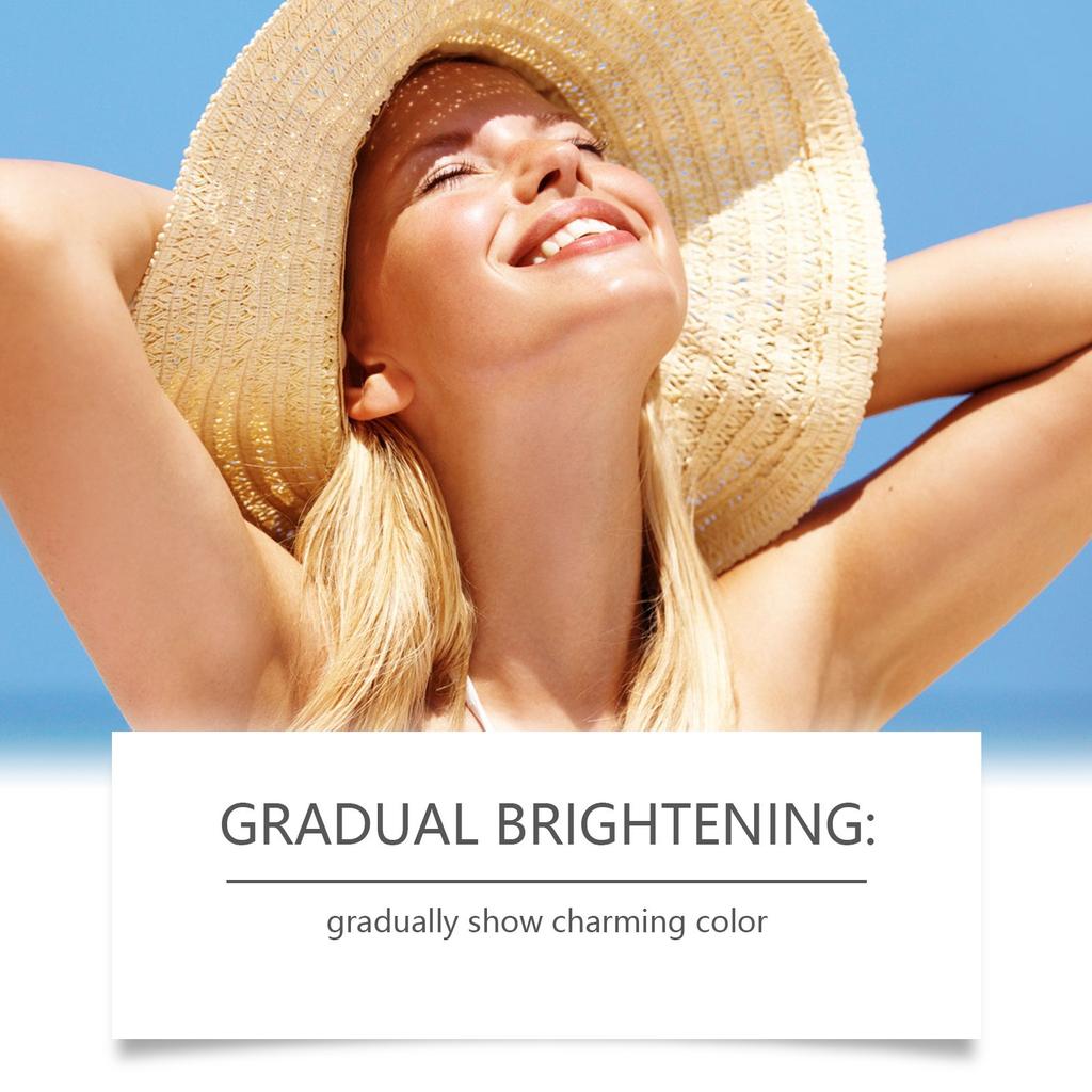 Капли для загара без солнца Капли для загара, разработанные для естественного повышения выработки меланина и тона кожи для сияющего, поцелованного солнцем сияния 65 мл